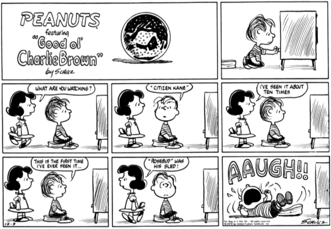 Peanuts cartoon